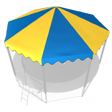 Крыша для батута UNIX Line 14 ft Blue/Yellow - 2